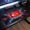 Turkey Football Crest Mouse Pad, Extended Non Slip Rubber Desk Mat for Gaming Office Laptop Fan Gift