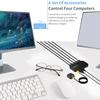 Switch KVM Buerjia, Adattatore Controller Condiviso Switch USB, 4 Ingressi, 4 Uscite per Computer Portatile Stampante Tastiera Mouse Monitor