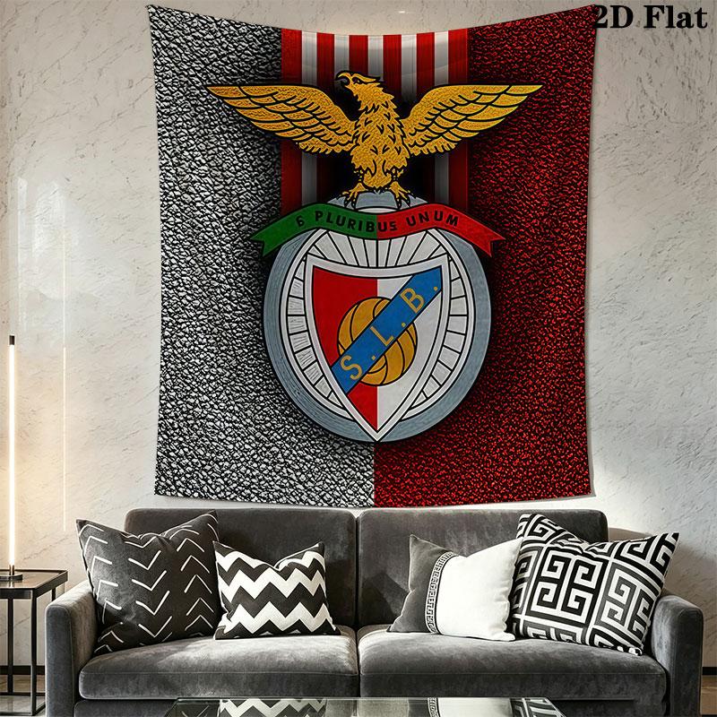 Benfica CLUB Wall Hanging Printed Fabric Blanket Decorative Tapestries for Bedroom Living Room Home Decor