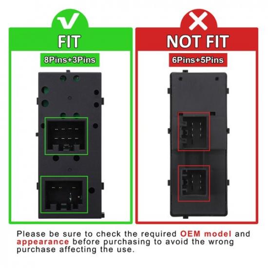 Power Window Switch Control For 2003-2008 Ford F-150 Lincoln Mercury 5L1Z14529AA