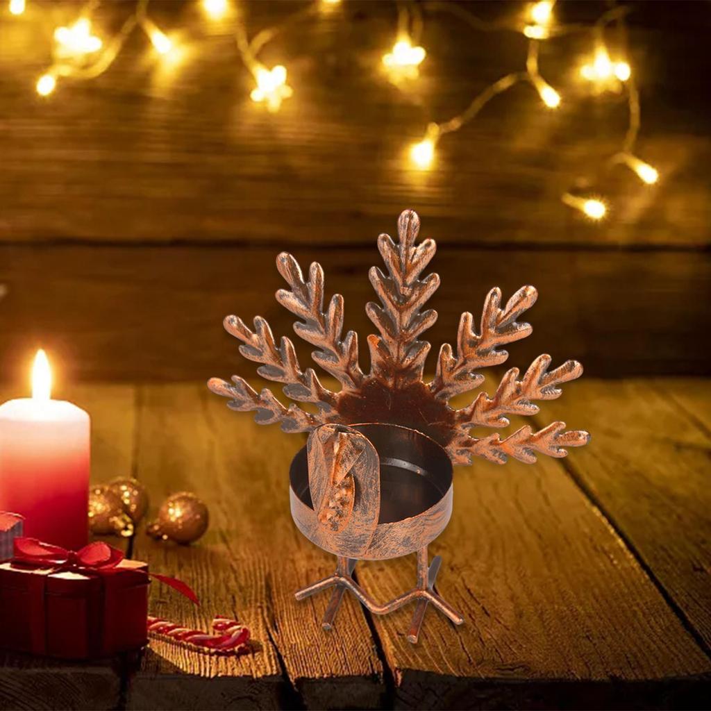 Elegant Turkey Candle Holder for Thanksgiving Decor - Stylish Table Centerpiece Fall Festivities