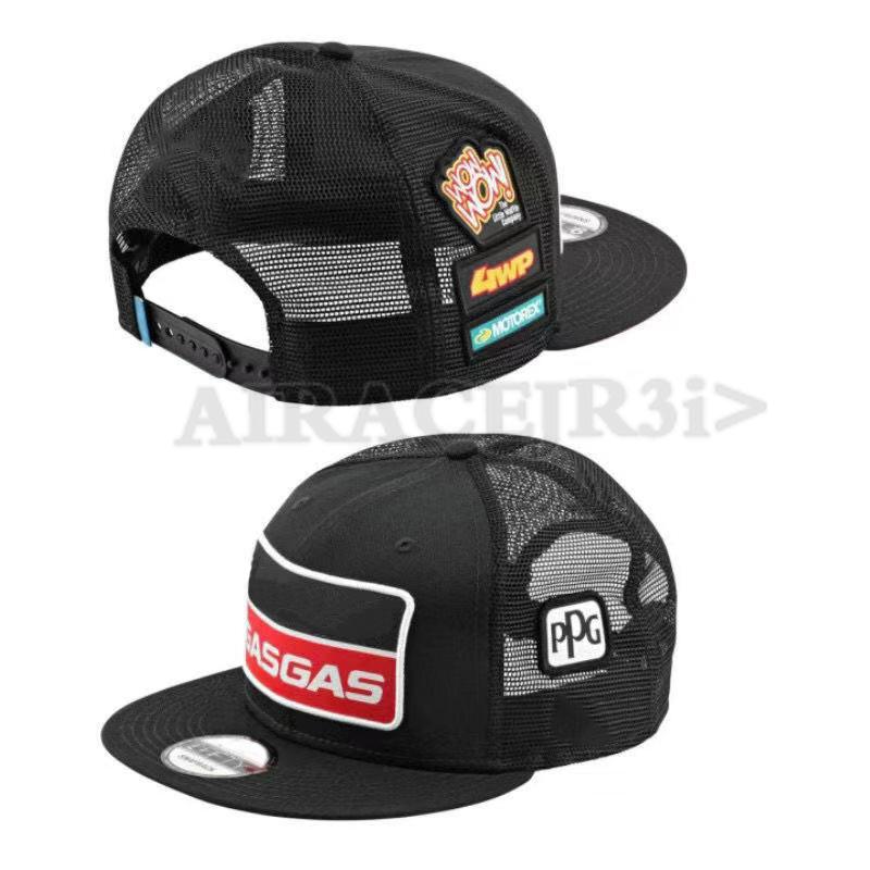 Motocross Racing GASGAS MTB Motorcycle Downhill Mountain Baseball Hat Sports Hardtop Duck Tongue Hat Sunshade Embroidered Mesh
