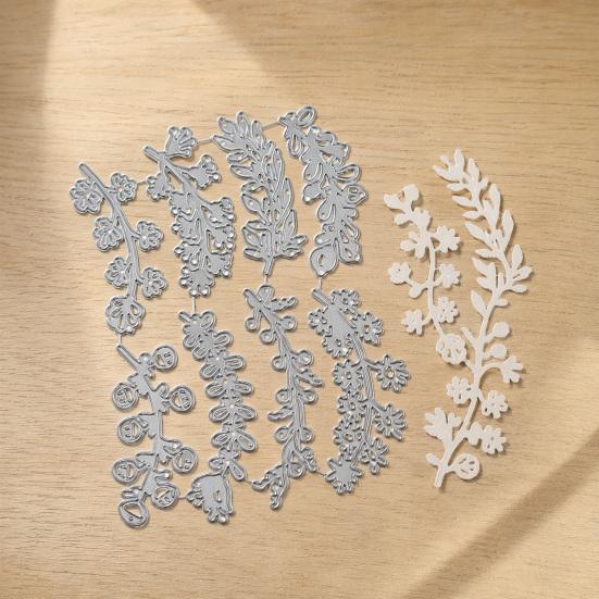 8PCS Vines Cutting Mold, Photo Album Mold Embossing Die, Durable Carbon Steel Stencil, for DIY Scrapbook Card Making Supplies