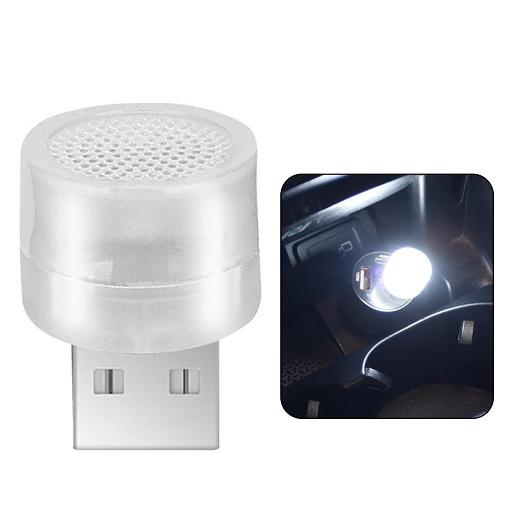 Car Mini USB LED Ambient Light Decorative Atmosphere Lamps for Interior Environment Auto PC Computer Portable Light Plug Play