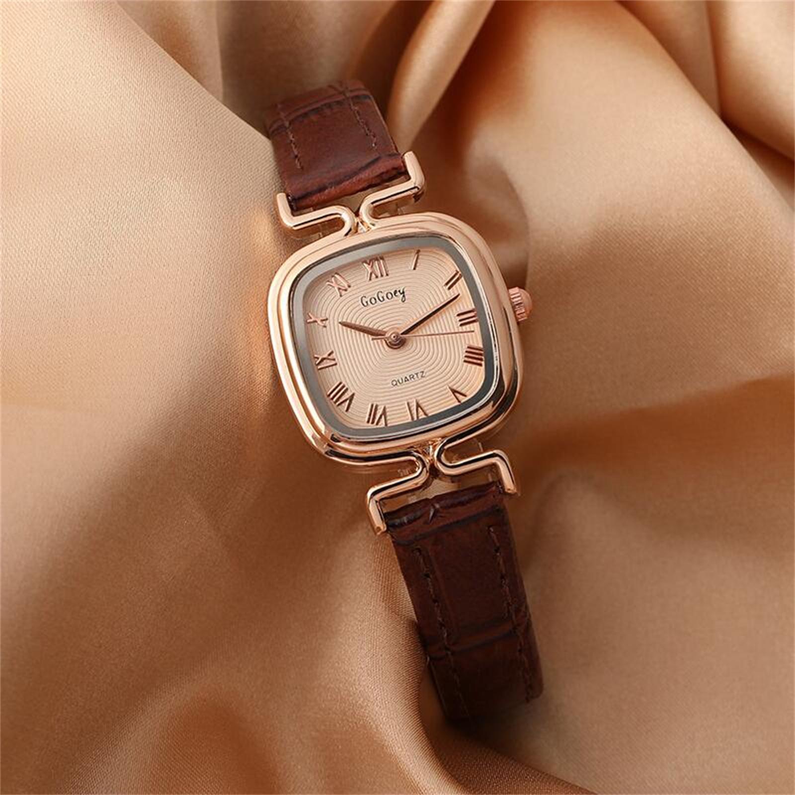 

Женские модные кожаные часы One Size