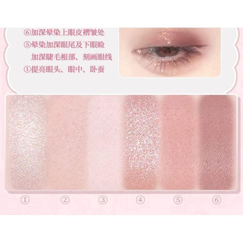GOGO TALES - Sweet Ballet Soft Mist Eyeshadow Palette - 6 Colors