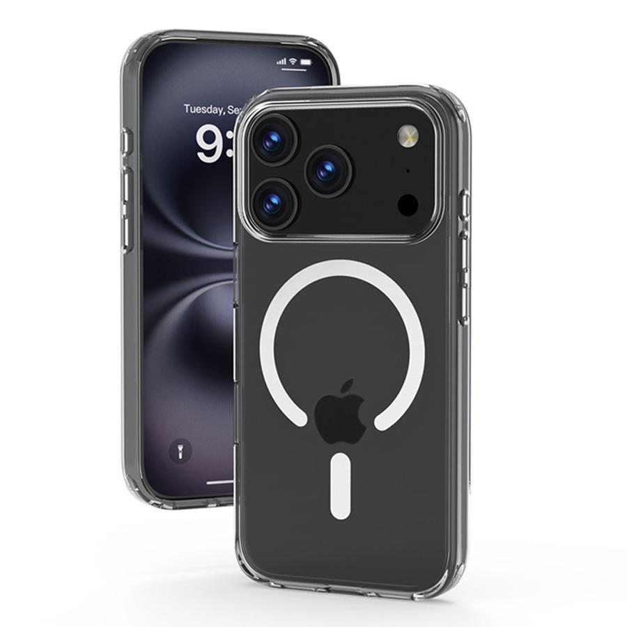 Luxury Magnetic Original Clear For Magsafe Case For iPhone 17 16 15 14 13 12 11 Pro Max Funda Wireless Charging Shockproof Cover
