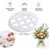1/2Pcs Silicone Silicone Flower Arranging Grid Stretchable Washable Reusable Flower Arranger Stretchable Structure Translucent