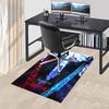 1pc Devil May Cry Dante & Vergil Anime Cartoon Design Office Chair Mat Non-Slip Carpet for Home Decor, Suitable for All Seasons.Y024