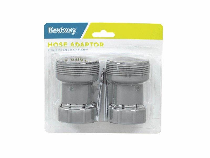 Reduction Adapters For Hoses 38/32Mm Connectors 2 Pcs Bestway 58236