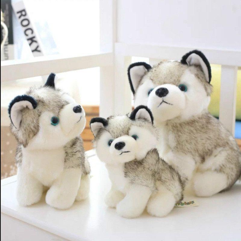 Plush Doll Husky Soft Toy Stuffed Animal Cute Dog Christmas Baby Kids Hot Toy