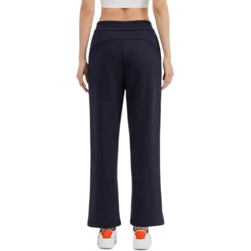 DECATHLON STAREVER Wide Leg Loose Comfortable Solid Trousers Women's Smoky Black