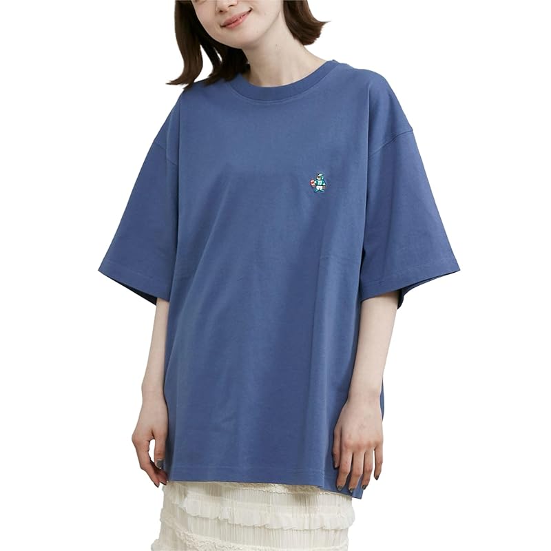 

[Cohen] USA Cotton Bear Embroidery T-shirt 75256030439 7130 LT.BLUE(71) S