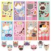 8 Cartoon Cat Avatar Face Change Stickers Waterproof Diary Hand Account Stickers Gu Card Stickers DIY Decoration Stickers