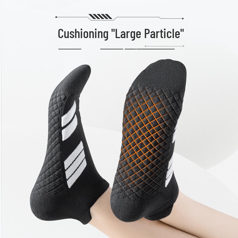 Men's Cotton Athletic Socks - Breathable, Odor-Resistant, Cushioned, Ideal for Running and Sports, White