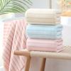 Stripe Bath Towel  , Soft, Absorbent, Quick-Drying, Refreshing & Durable. The Nap Blanket Is Very Suitable for Home, Beach And Outdoor Use
