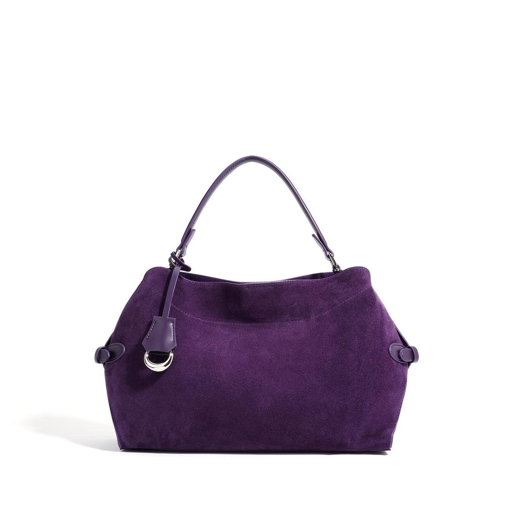 Leather Tote Bag Large Capacity Bag Women's High-end Niche Bag Shoulder Bag Crossbody Bag