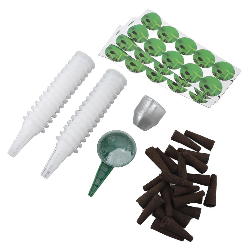 Hydroponic Pods Kit 30 Planting Baskets Domes 30 Grow Sponges Hydroponic Supplies Grow Anything Kit