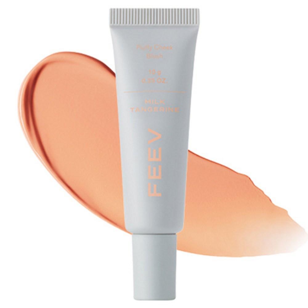 Peev Fluffy Cheek Blush 10g 1 Pcs Milk Tangerine