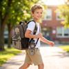 Set Zaino per Bambini 4 Pezzi Zaino Scolastico a Stampa Integrale per Ragazzi e Ragazze