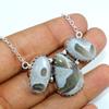 Exklusives Baumachat 925 Silber Vergoldetes Halskette 16" Handgemachter Schmuck Trendy l5i05