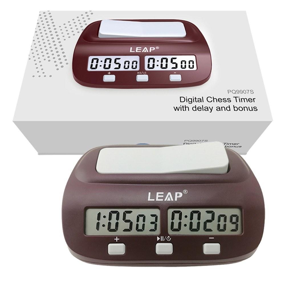 

Portable 4 Buttons Design Digital Chess Clock Count Down Chess Timer with Alarm Electronic Board Game Bonus Competition Master Tournament Type A