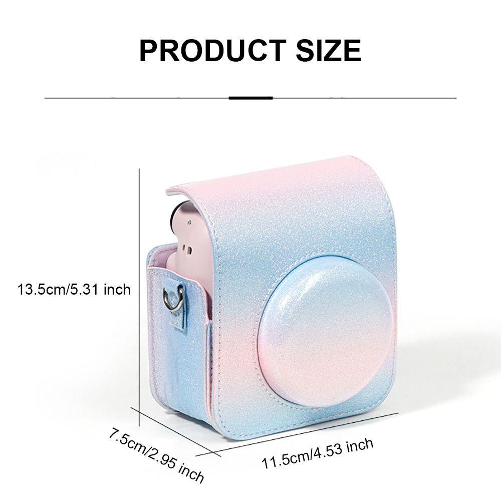 Für Fujifilm Instax Mini 12 Aufbewahrungstasche Schutzhülle Sofortbildkamera Abdeckung Bunte Reise Weiche Stoßfeste Tasche