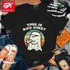 Neues Halloween This Is Boo Sheet Baumwoll-T-Shirt Niedlicher Aufdruck T-Shirts Unisex Kurzarm Lässig Hip Hop Rundhals Damen Mädchen T-Shirts