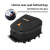 Motorcycle Helmet Bag Tail Bag Multifunctional Rear Motorcycle Seat Bag Waterproof Motorcycle Bag Rider Backpack Luggage Storage