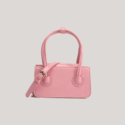 Niche Women's Bag Simple Mini Pink Small Square Bag 2025 New Style Elegant Small Handbag Crossbody Bag Trendy