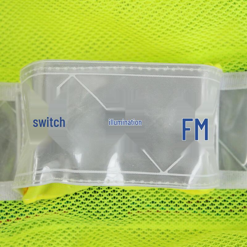 Rechargeable LED Flashing Reflective Safety Vest