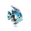 copper Seashell Dolphin Mermaid Tail Blue Charm Bead Charms Compatible With Authentic Bracelets Do It Yourself Fashion Jewellery Sea Charm Bead Charms