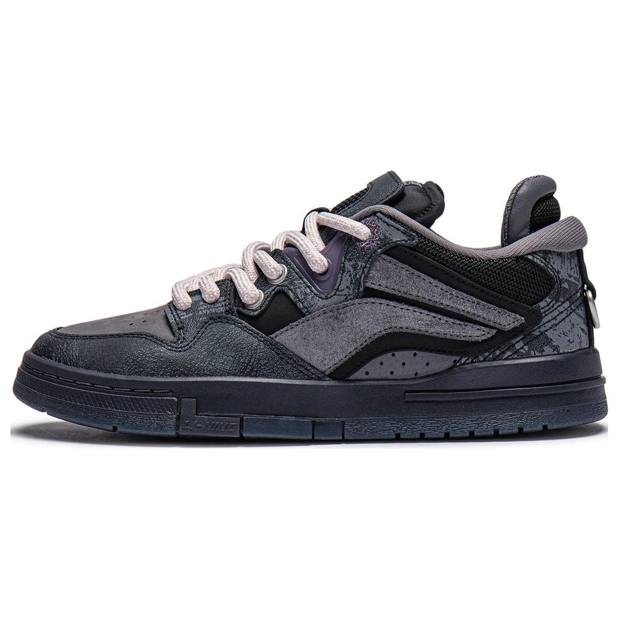 (WMNS) Li-Ning Wave Pro x Pleasures Black Grey Women s AECT066-1 EU 35⅔