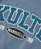 KULTE Twill Arch Logo Crewneck L.Blue