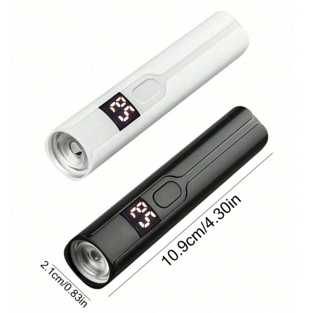 1/2pcs Handheld UV Nail Lamp Portable LED Nail Light with Digital Timer Quick Curing Nail Polish Dryer Gel Baking Lamp for Home