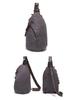 Men's Waxed Canvas and Top Layer Cowhide Travel Crossbody Bag