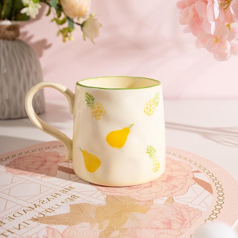 

Керамическая кружка, цвет подглазурной росписи, кремовый стиль 401-500ml жёлтый