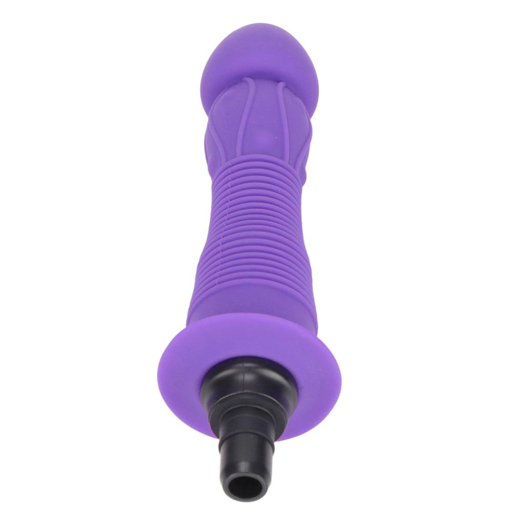 Muscle Massager Head Waterproof Silicone Replacement Head Attachment for   Tissue Massager Purple
