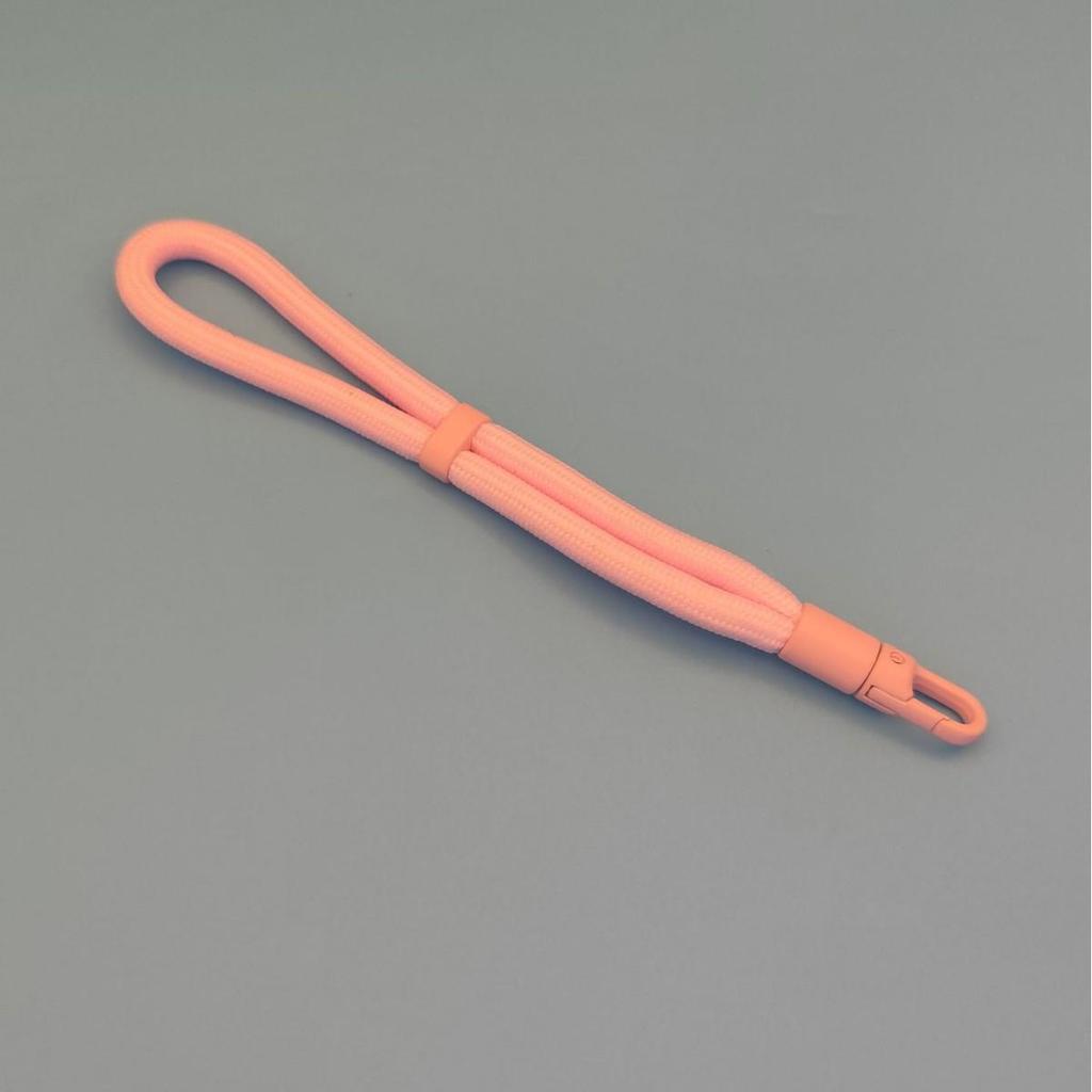 Colorful Nylon Retractable Crossbody Phone Lanyard with Metal Buckle