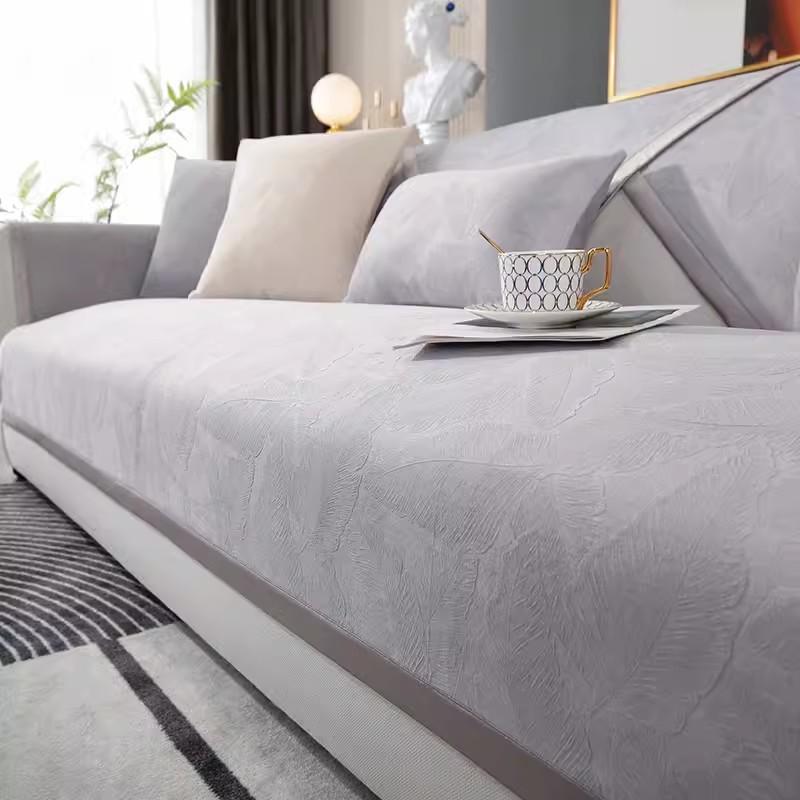 Sofa Cushion Four Seasons Universal Non-Slip Simple Modern Waffle Small Fresh Cushion Backrest Sofa Cover Cover Cloth