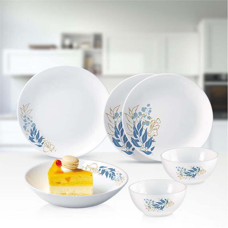 

Luminarc Blue and White Baroque 6-Piece Dinnerware Set