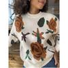 Women's Autumn and Winter Round Neck Loose Soft Knitted Jumper