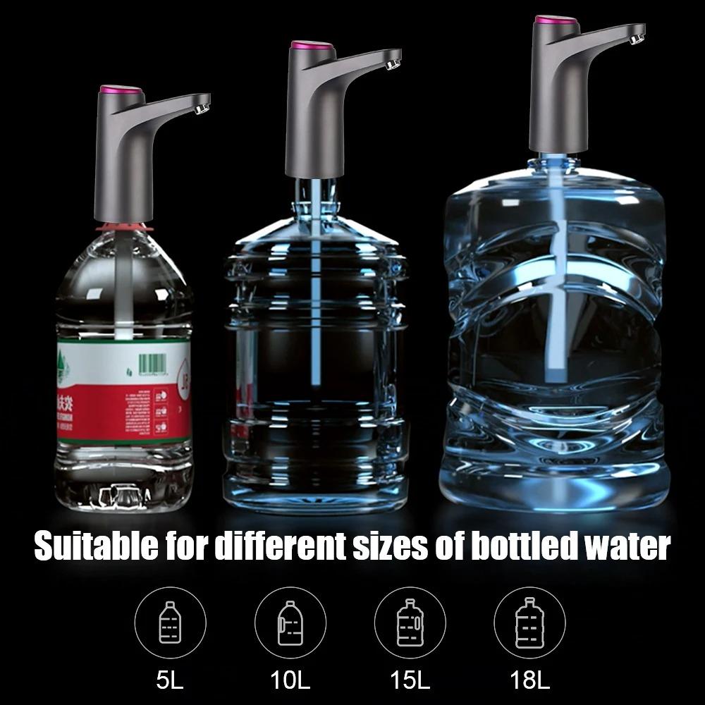 UNTIOR Button Dispense Automatic  Gallon Bottle Drinking Switch Touch Control Electric Water Pump Button Dispenser USB Charging