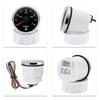 52mm Marine Boat Fuel Level Gauge 7-color Backlight Digital Pointer Fuel Gauge+100-500mm Fuel Level Sensor Digital Car Gauge