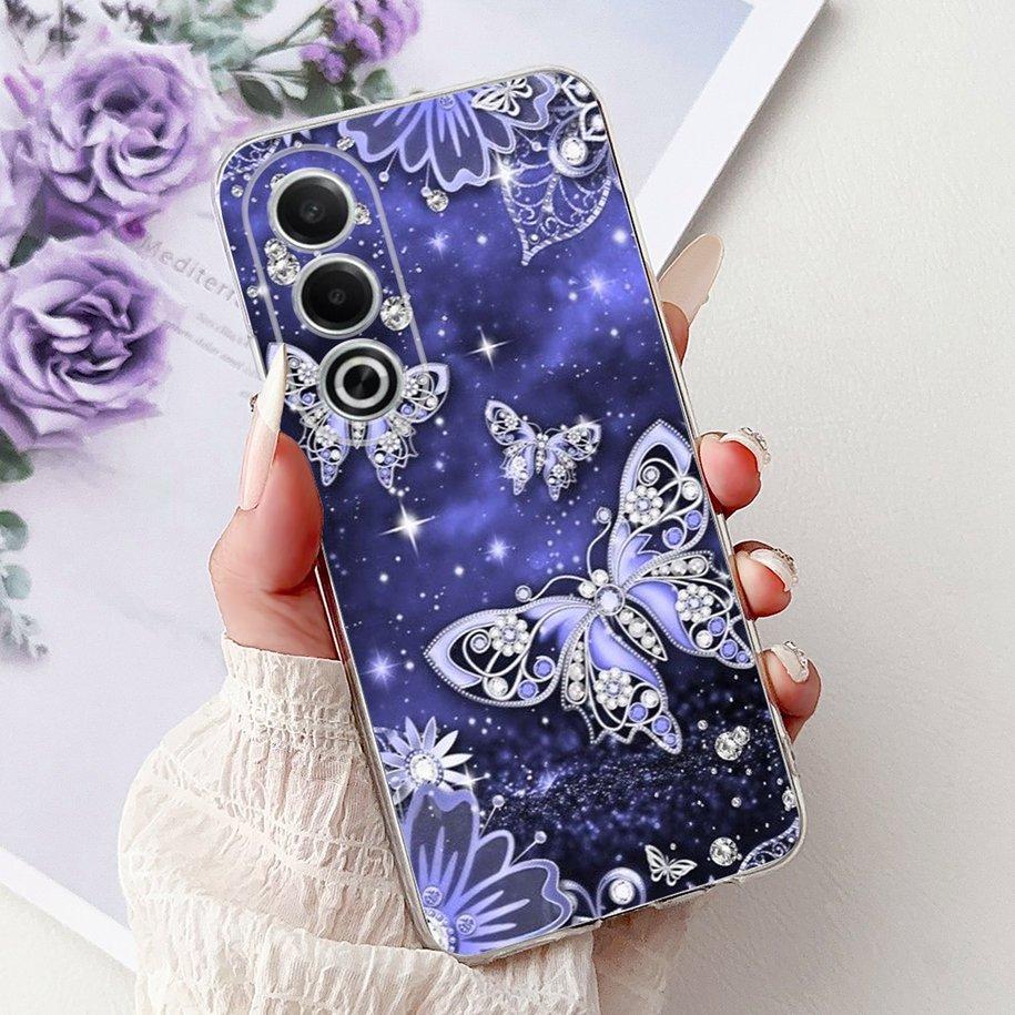 For OPPO K12x A80 Case 2024 New Fashion Love Heart Soft Silicone Back Cover For OPPO A3 Pro 5G CPH2639 A 80 K 12x CPH2667 Bumper