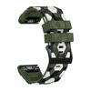 22 26mm Quick Fit Watchbands For Garmin Fenix 6 6X Pro 7 7X 5X 5 Plus 3HR Silicone Easyfit Wrist Band Football Pattern Strap