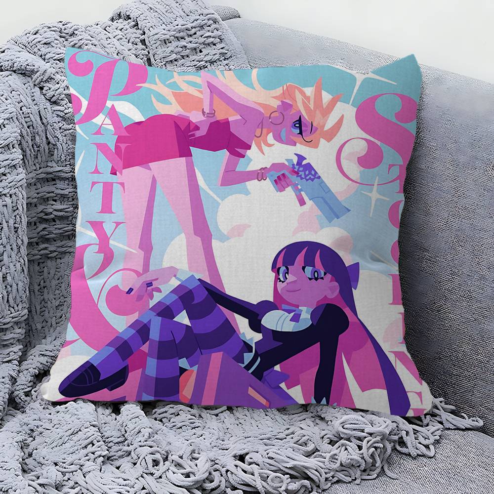 Classic Anime P-Panty And S-Stocking Pillow Cushion Cover Pillowcase Living Room Sofa Home Decor