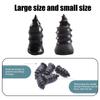 60Pcs Heavy Duty Tire Repair Rubber Nails And Screwdriver Set Suitable For Automobile Motorcycle Leakage Emergency Fix