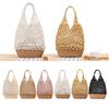 Straw Bag Clutch Knitting Tote for Women