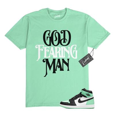 1 Green Glow Mint White Black High T Shirt Match GFM